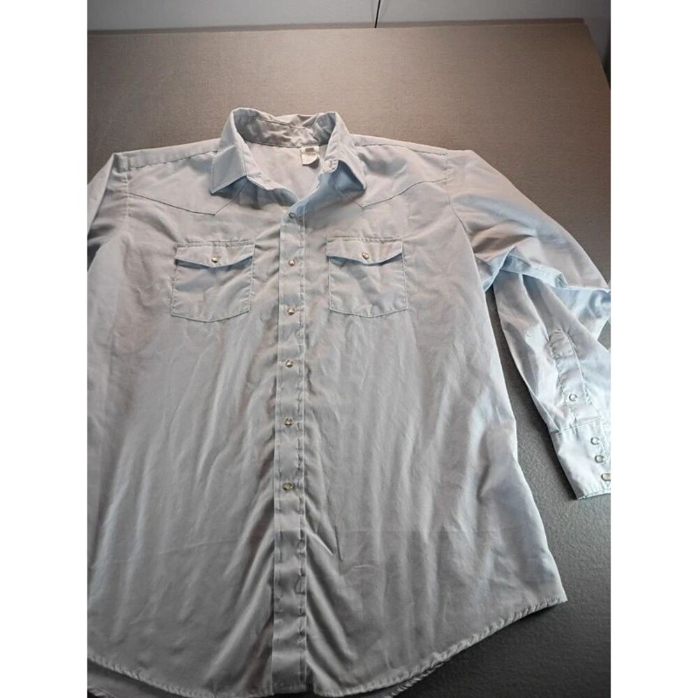 Lot of 3 silver snap shirts